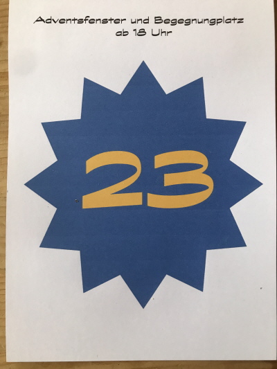 Adventsfenster 2022